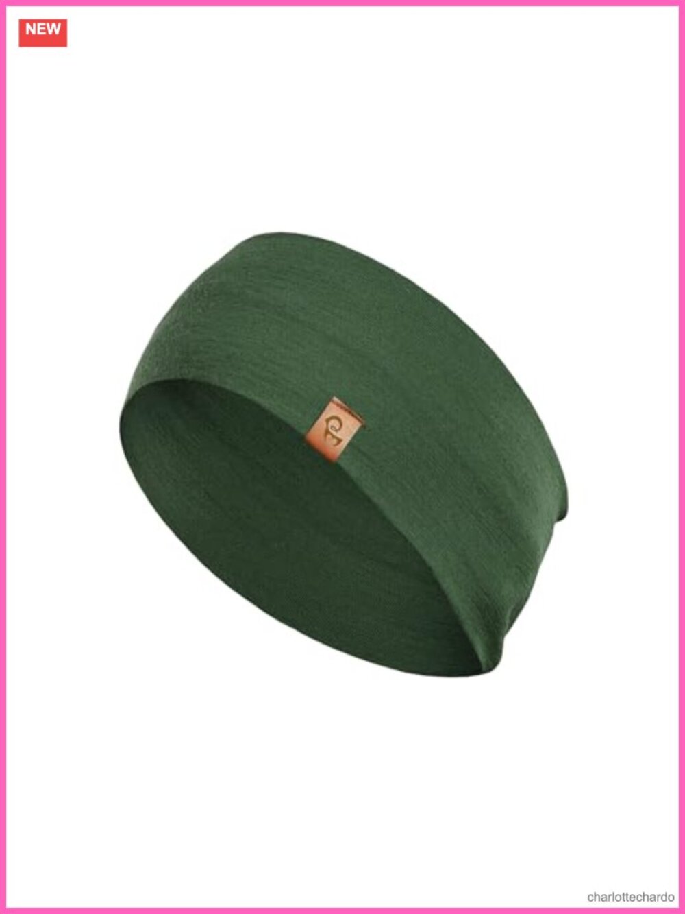 100% Merino Wool Headband Non-Slip Workout Sweatband Wide Stretchy Unisex